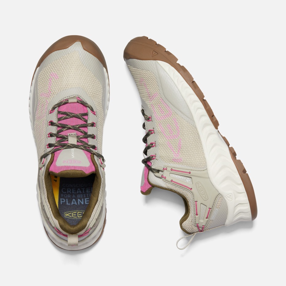 Plaza Taupe-Ibis Rose Keen Waterdichte Nxis Evo-schoen Voor Dames