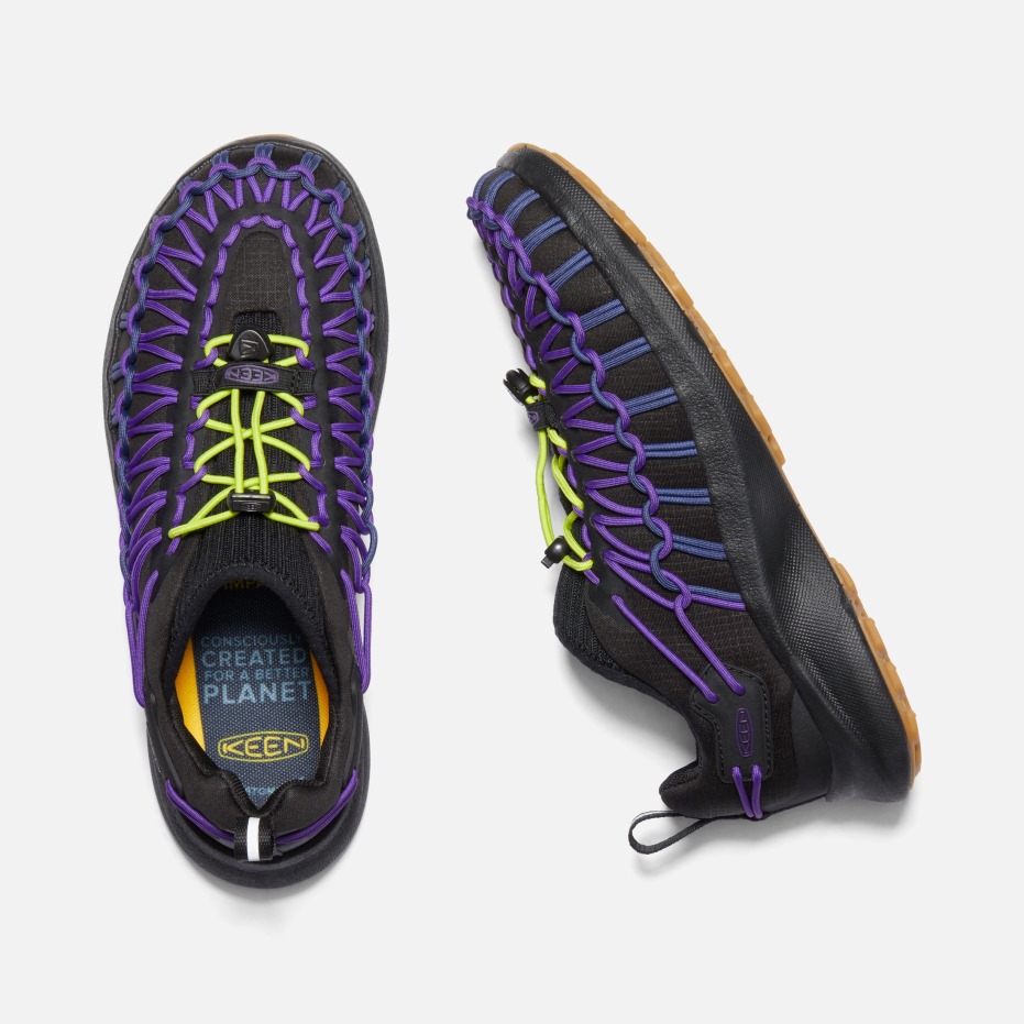 Damessneakers Uneek Snk Zwart-groenlake Scherp