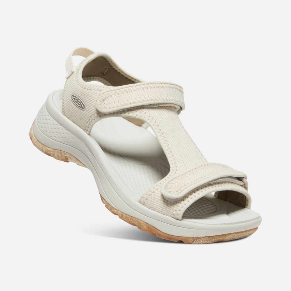 Canvas Astoria West Damessandaal Met T-bandje