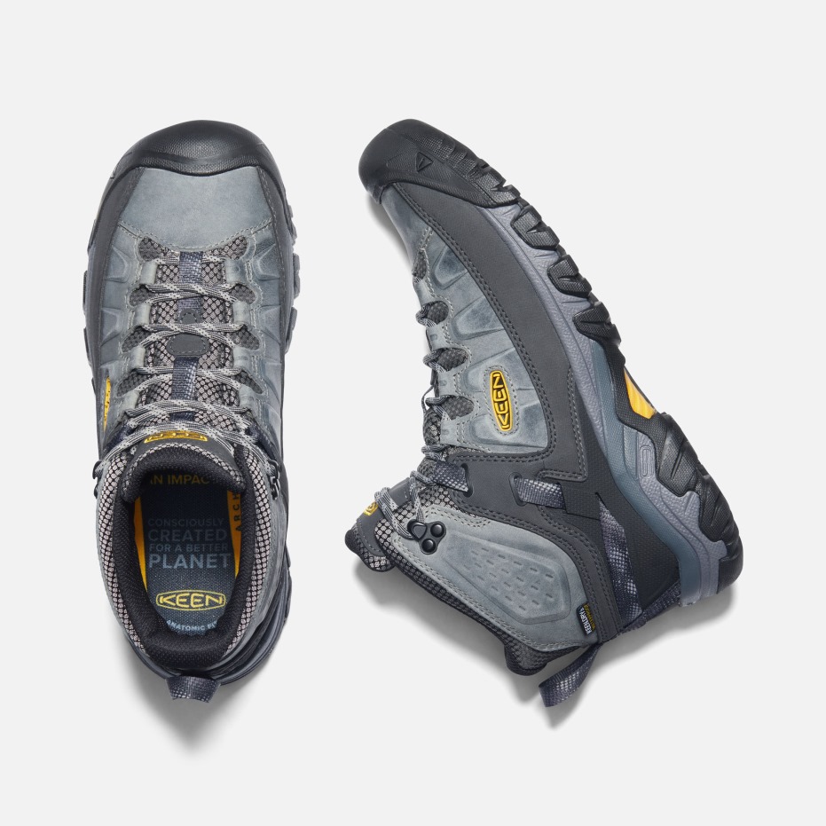 Scherpe Drizzle-keen Gele Targhee Iii Waterdichte Wandelschoenen Voor Heren