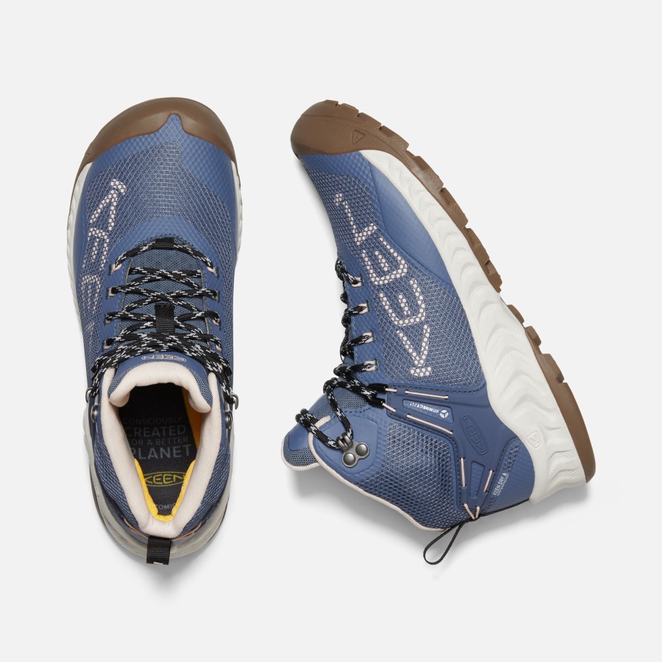 Scherpe Dames Nxis Evo Waterdichte Laars Vintage Indigo-harbor Grey