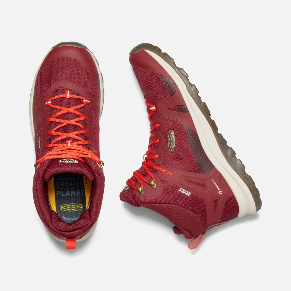 Dames Terradora II Waterdichte Wandelschoenen Keen Rhubarb-Jam