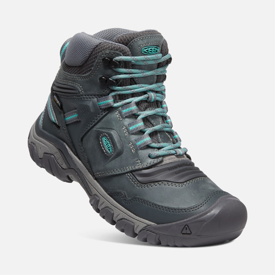 Dames Ridge Flex Waterdichte Wandelschoenen Scherpe Staalgrijs-porselein