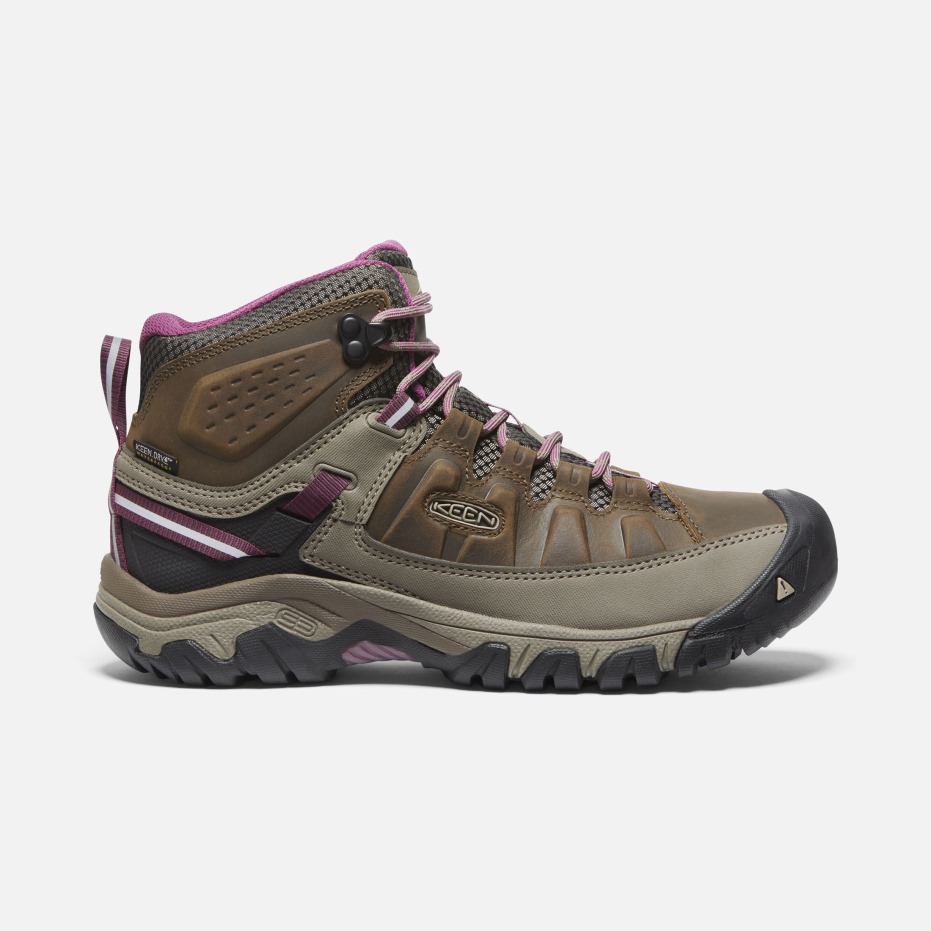 Dames Targhee Iii Waterdichte Wandelschoenen Weiss-boysenberry Scherp