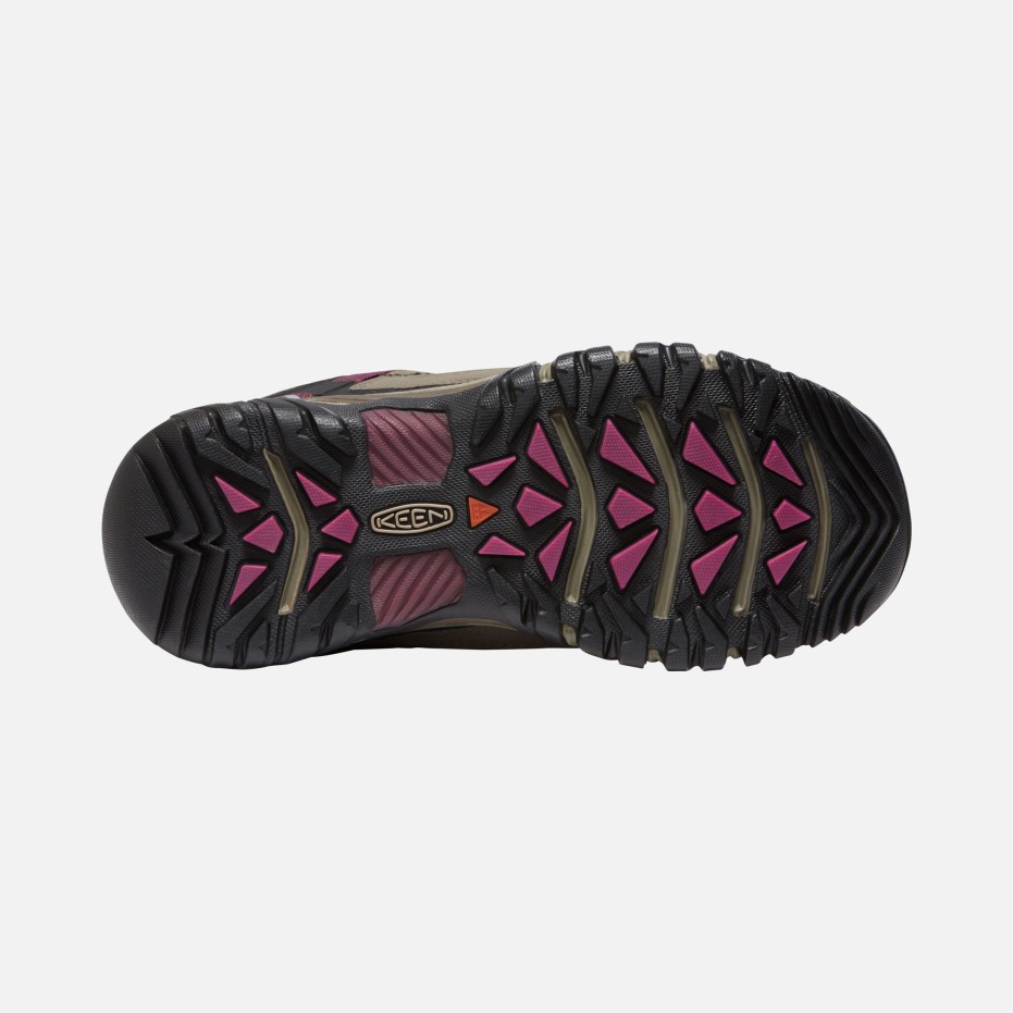Scherpe Targhee Iii Waterdichte Wandelschoenen Voor Dames Weiss-boysenberry